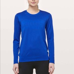 Lululemon Breeze By Long Sleeve Jet Stream Size 8